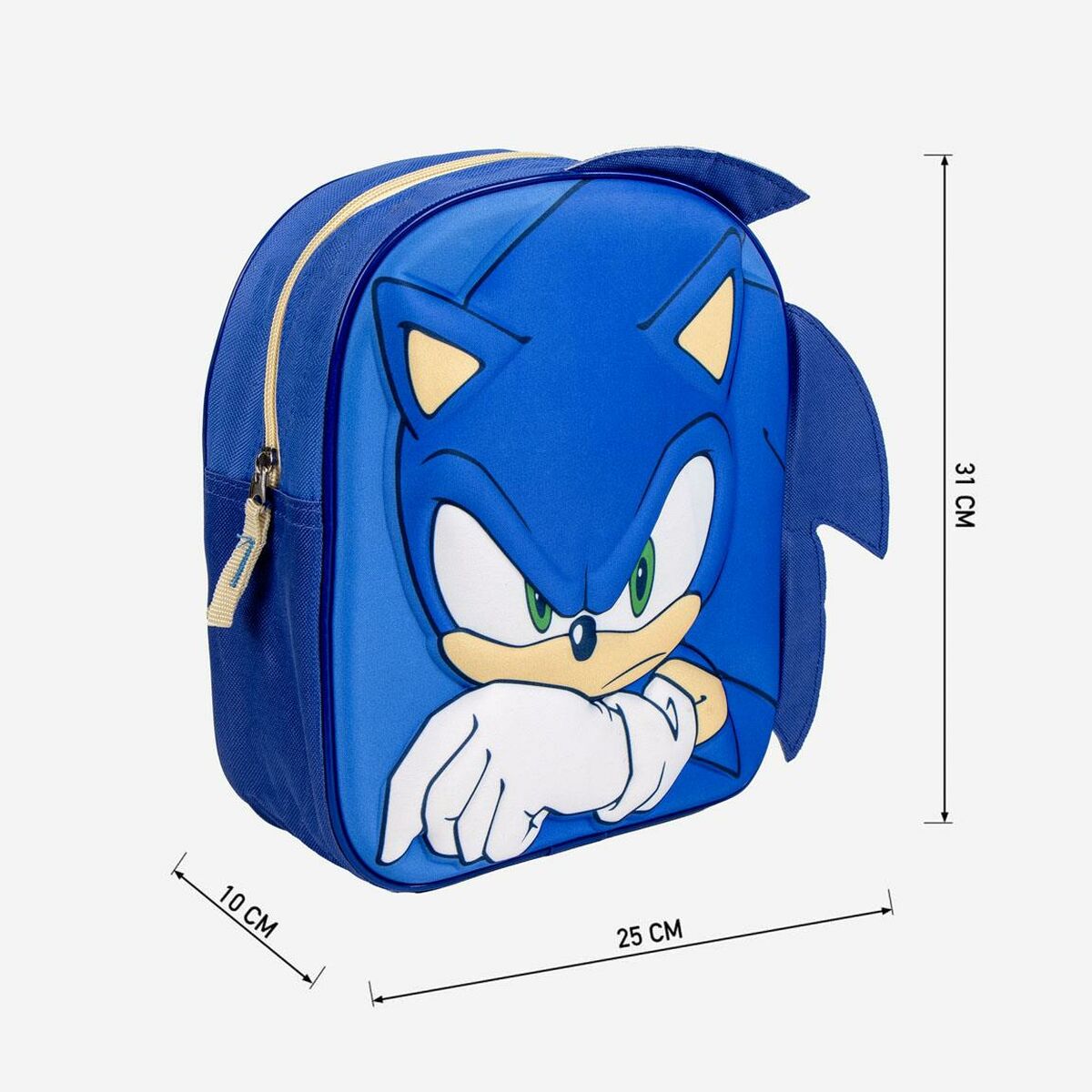 Školský Batoh Sonic Modrá 22 x 27 10 Cm - Kancelária a Kancelárske Potreby Vzdelávací Materiál