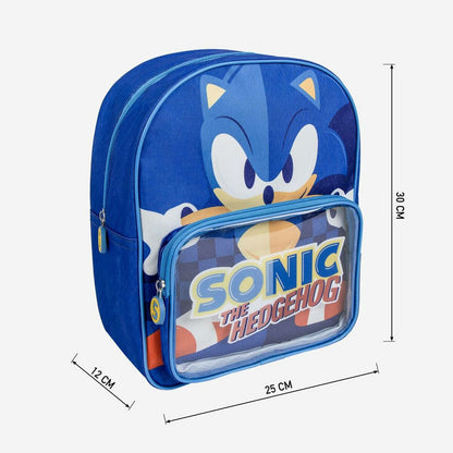 Školský Batoh Sonic Modrá 25 x 3 12 Cm - Kancelária a Kancelárske Potreby Vzdelávací Materiál