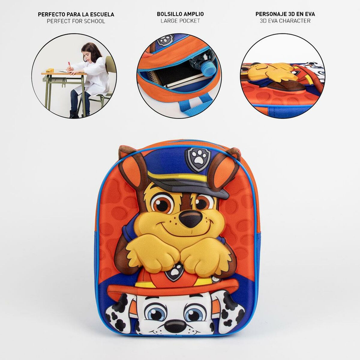 Školský Batoh The Paw Patrol Modrá 22 x 28 10 Cm - Kancelária a Kancelárske Potreby Vzdelávací Materiál