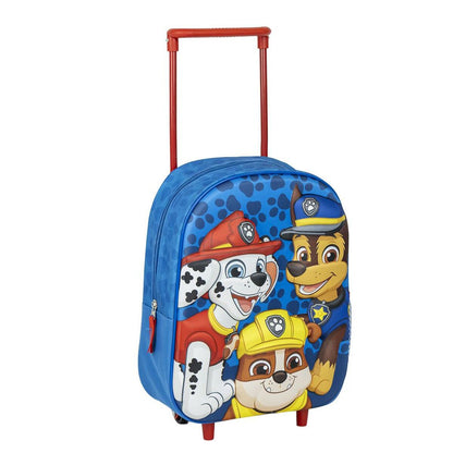 Školská Taška na Kolieskach The Paw Patrol Modrá 25 x 31 10 Cm - Kancelária a Kancelárske Potreby školský