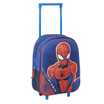 Školská Taška na Kolieskach Spider-man Modrá 25 x 31 10 Cm - Kancelária a Kancelárske Potreby školský