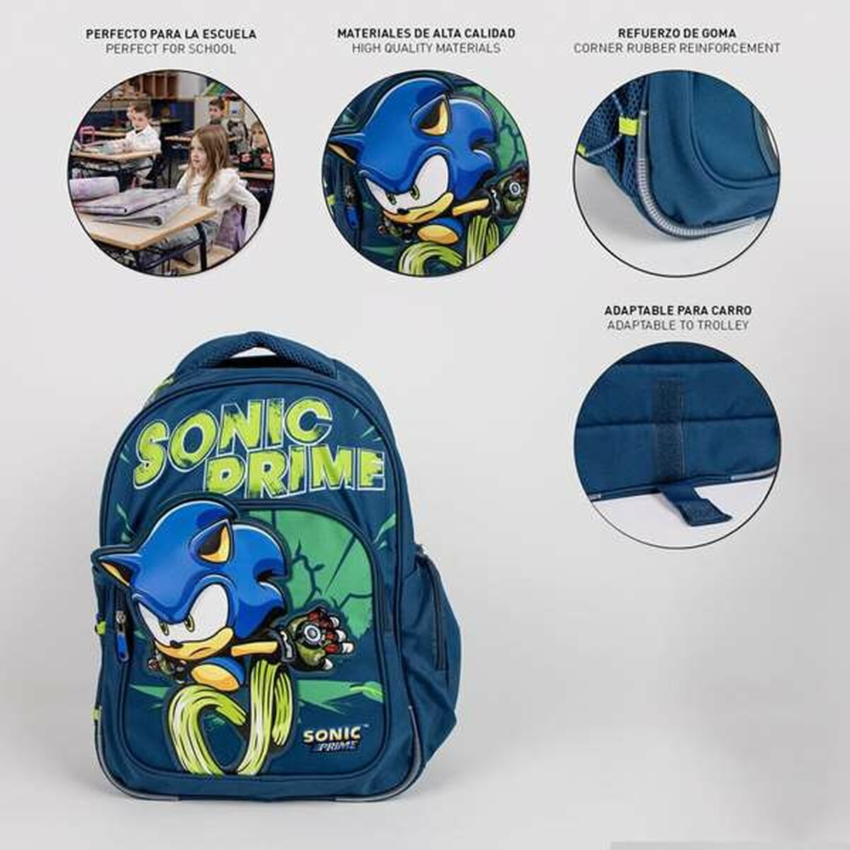 Školský Batoh Sonic - Kancelária a Kancelárske Potreby Vzdelávací Materiál