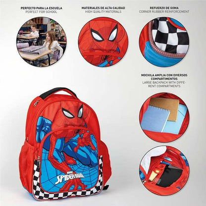 Školský Batoh Spider-man červená 32 x 15 42 Cm - Kancelária a Kancelárske Potreby Vzdelávací Materiál