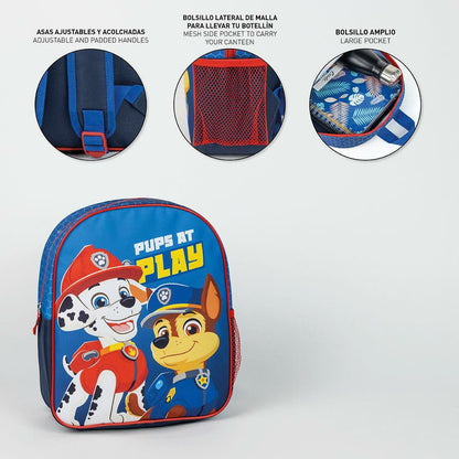 Školský Batoh The Paw Patrol Modrá 8 x 30 25 Cm - Kancelária a Kancelárske Potreby Vzdelávací Materiál