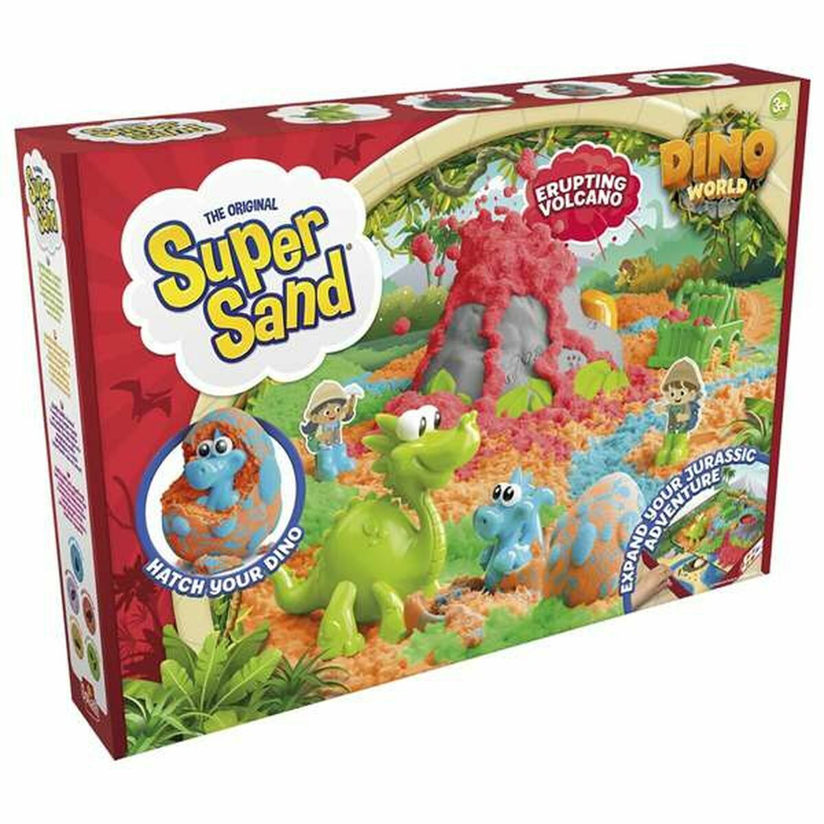 Playset Goliath Dino World Magický Piesok (28,5 x 5,5 24 Cm) - Hračky a Hry Tvorivé činnosti