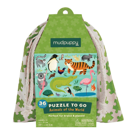 Puzzle Zvieratká to Go - Hračky a Hry Hlavolamy - Bigbuy Kids