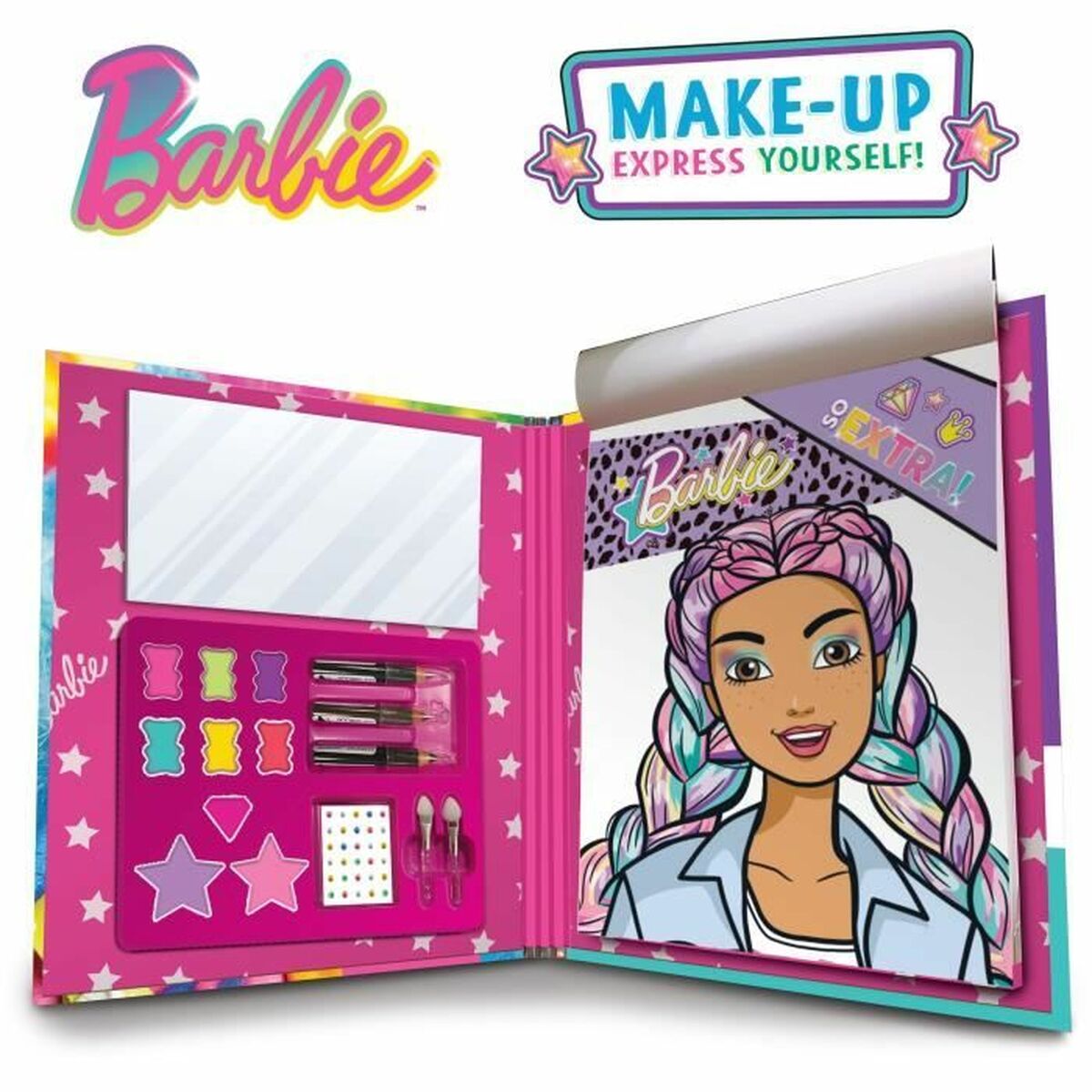 Detská Make-up Sada Barbie - Hračky a Hry Tvorivé činnosti