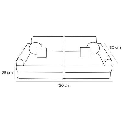 Pohovka Sofa Plus Bearly Cream - Meowbaby - Sedacie Súpravy