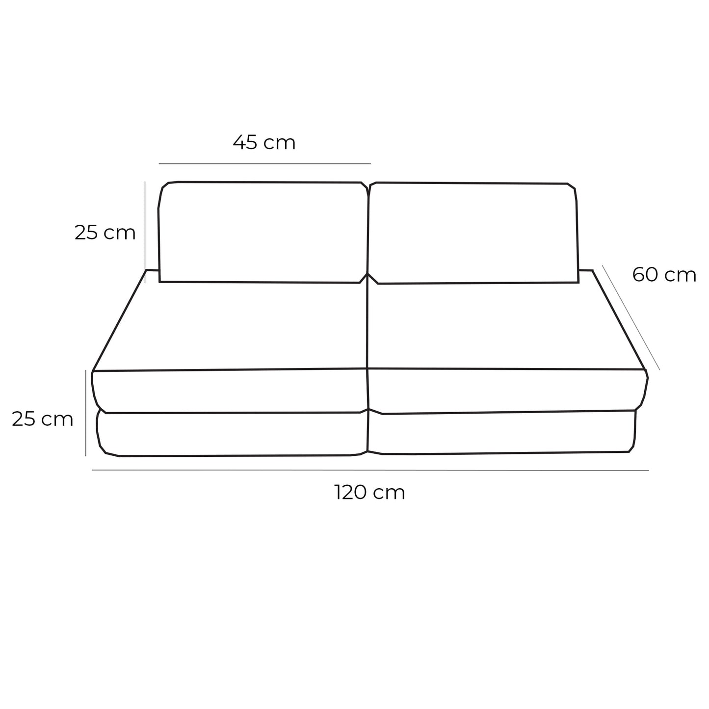 Pohovka Sofa Basic - Meowbaby - Sedacie Súpravy