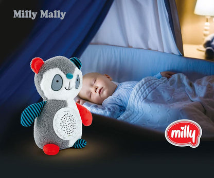 Plyšový Zaspávačik Panda s Projektorom Milly Mally - Hračky pre Bábätká - Milly Mally