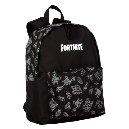 Školský Batoh Fortnite Dark Black čierna 41 x 31 13,5 Cm Reflexný - Kancelária a Kancelárske Potreby Vzdelávací Materiál