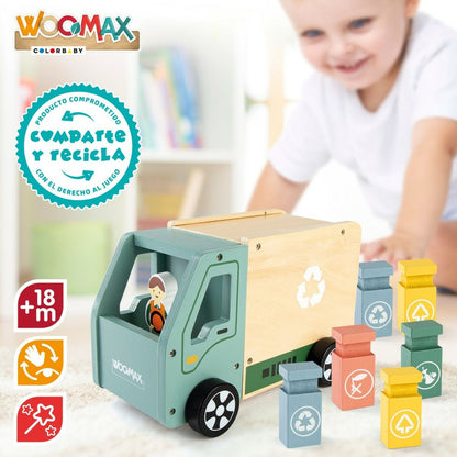 Smetiarske Auto Woomax 8 Kusy Hračka 24 x 15 13,5 Cm (4 Kusov) - Hračky