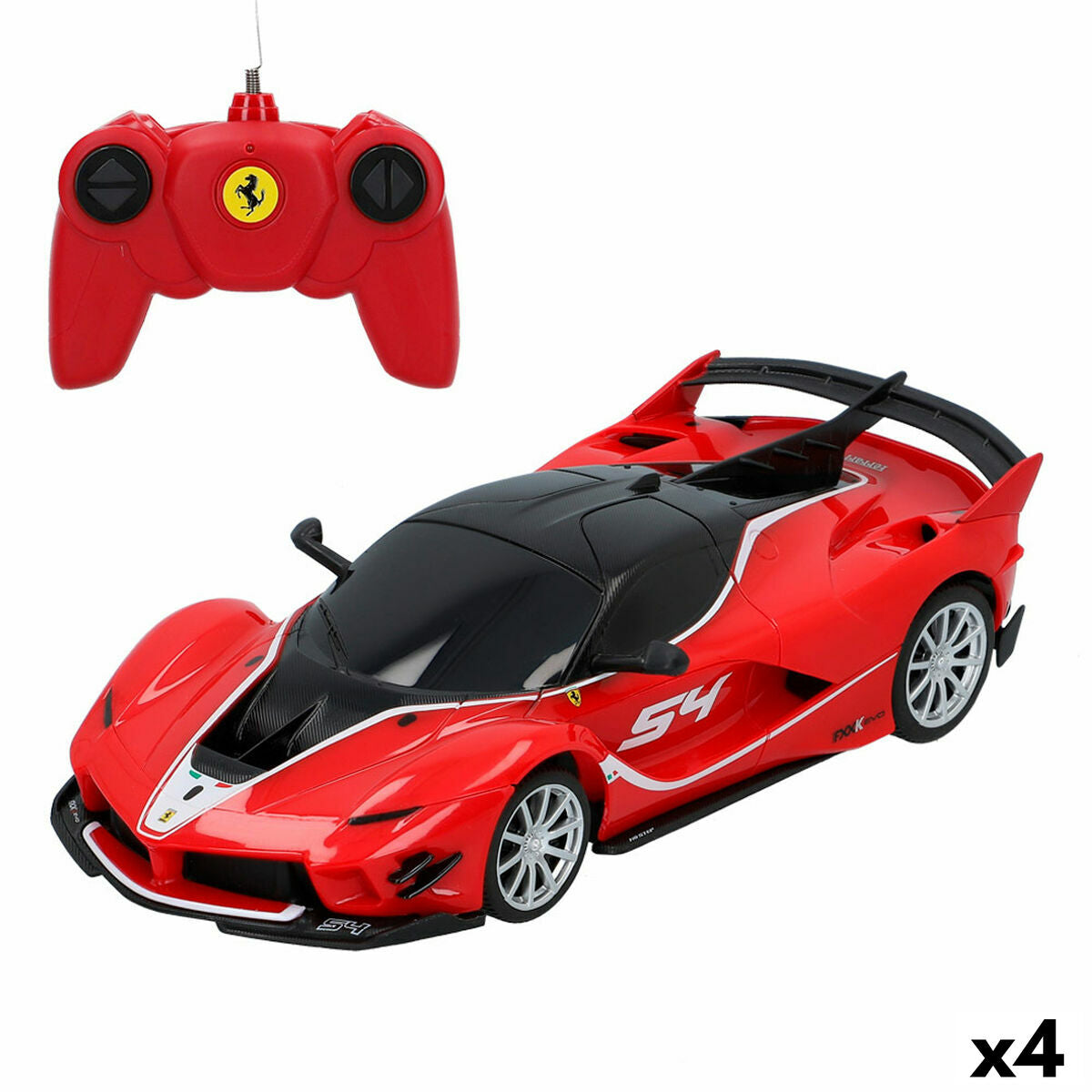 Auto na Diaľkové Ovládanie Ferrari Fxx k Evo 1:24 (4 Kusov) - Hračky a Hry Vozidlá