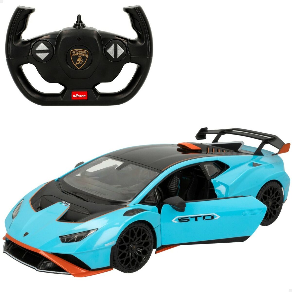 Auto na Diaľkové Ovládanie Lamborghini Huracán Sto Modrá 1:14 (2 Kusov) - Modely