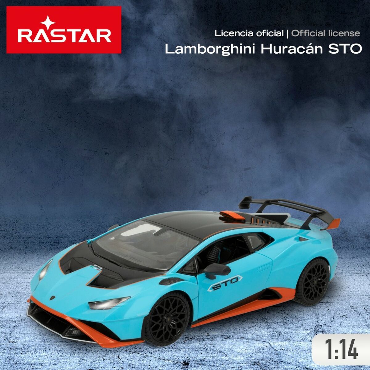 Auto na Diaľkové Ovládanie Lamborghini Huracán Sto Modrá 1:14 (2 Kusov) - Modely