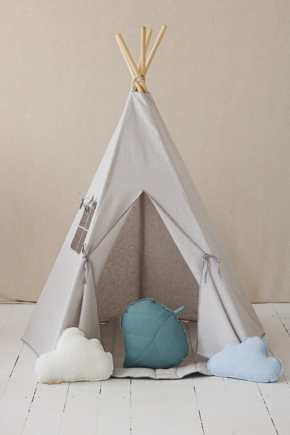 Teepee stan s podložkou - Sivý - Moi Mili - Teepee - Moi Mili - KiiDS.SHOP