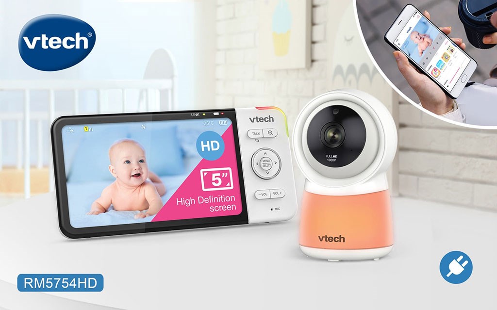 Video Opatrovateľka Led + kamera Vtech Rm5754 Hd - Opatrovateľky - Vtech