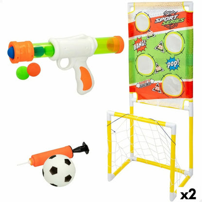 Aiming Game Colorbaby Terč Futbalová Bránka 48,5 x 113 35,5 Cm (2 Kusov) - Hračky a Hry Outdoor športy