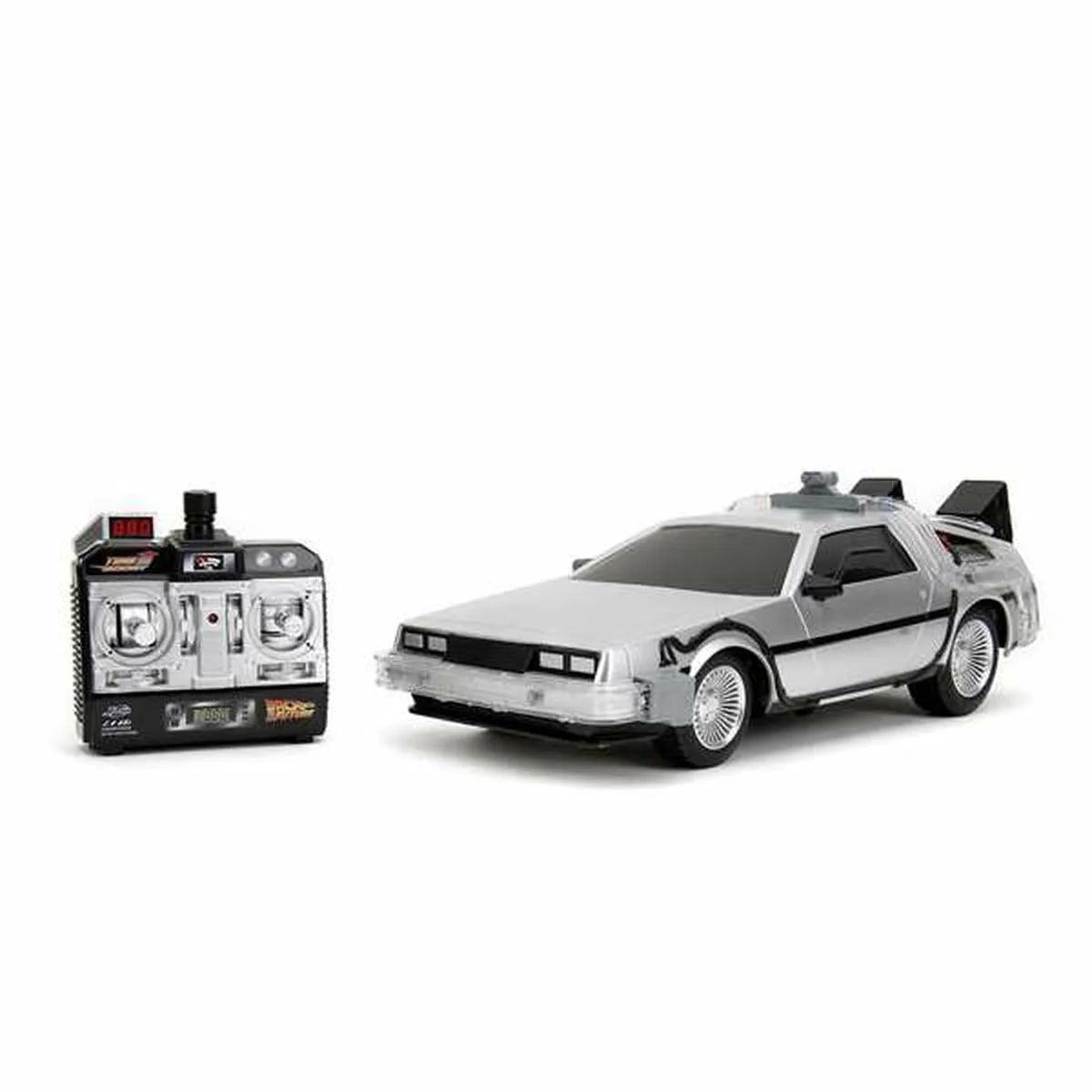 Auto na Diaľkové Ovládanie Back to The Future Delorean Striebristý 1:16 - Modely