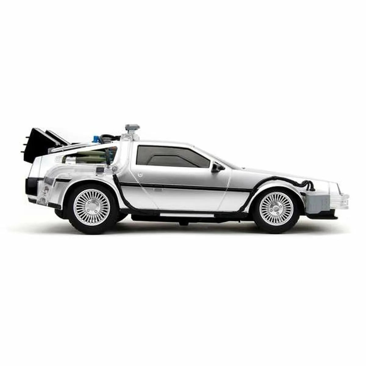 Auto na Diaľkové Ovládanie Back to The Future Delorean Striebristý 1:16 - Modely