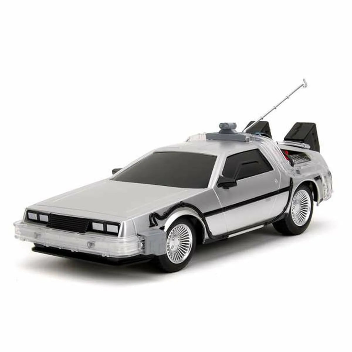 Auto na Diaľkové Ovládanie Back to The Future Delorean Striebristý 1:16 - Modely