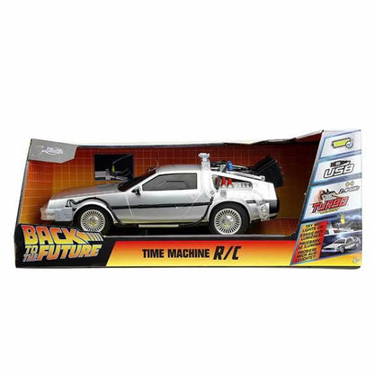 Auto na Diaľkové Ovládanie Back to The Future Delorean Striebristý 1:16 - Modely