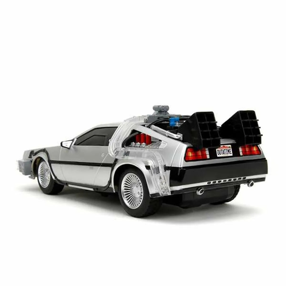 Auto na Diaľkové Ovládanie Back to The Future Delorean Striebristý 1:16 - Modely