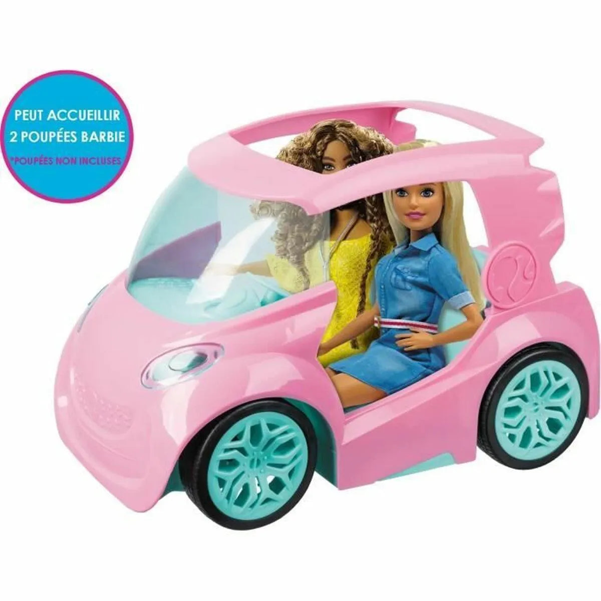 Auto na Diaľkové Ovládanie Barbie Dj Express Deluxe 50 Cm 2,4 Ghz - Hračky a Hry Vozidlá