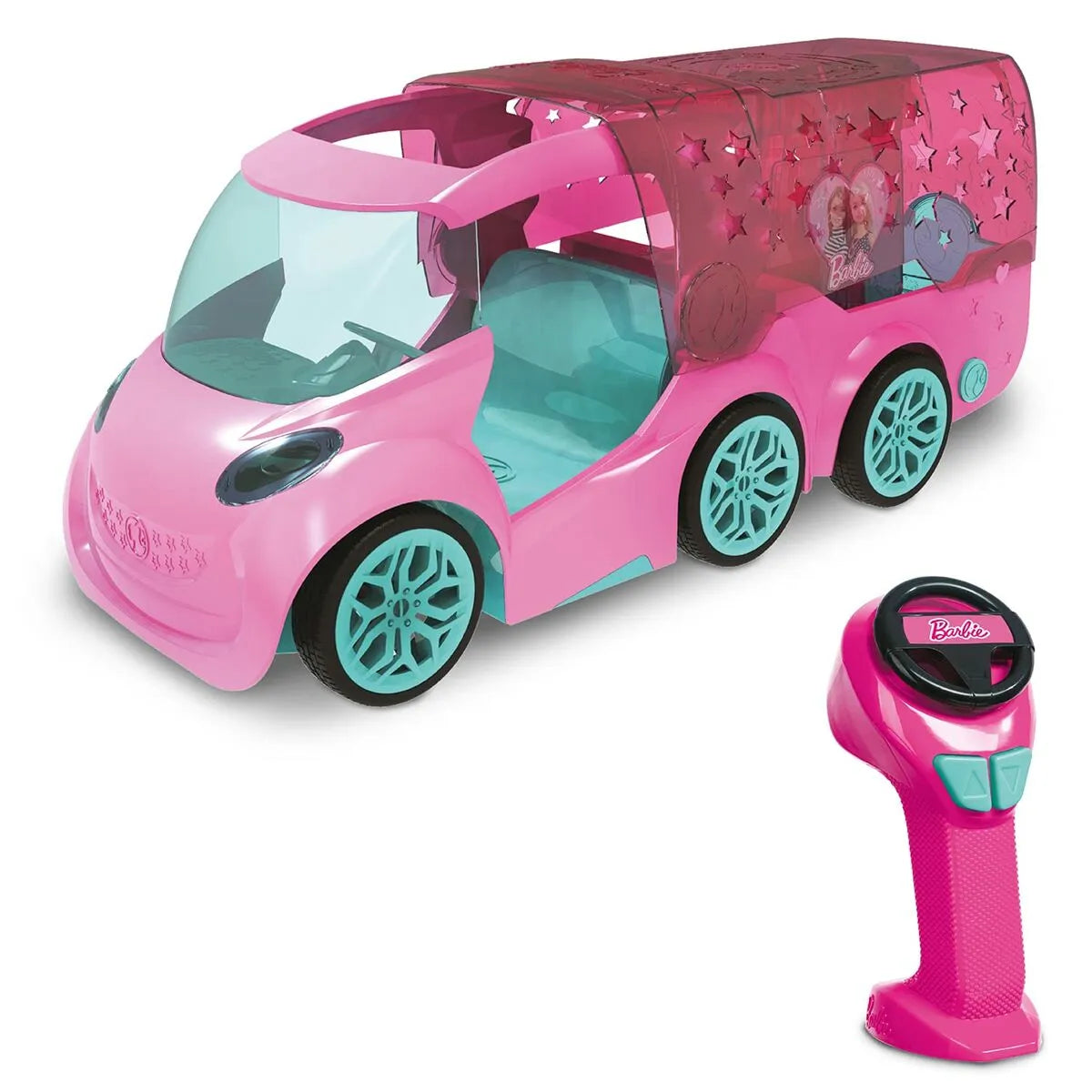 Auto na Diaľkové Ovládanie Barbie Dj Express Deluxe 50 Cm 2,4 Ghz - Hračky a Hry Vozidlá