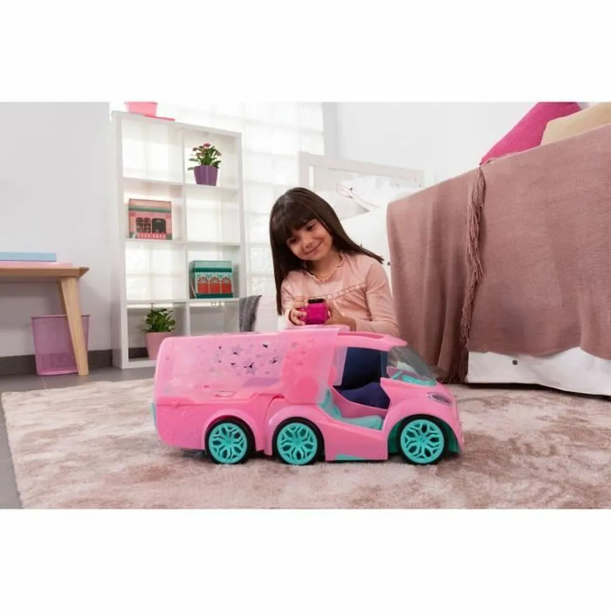 Auto na Diaľkové Ovládanie Barbie Dj Express Deluxe 50 Cm 2,4 Ghz - Hračky a Hry Vozidlá