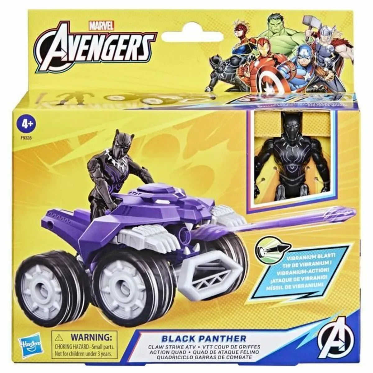 Auto na Diaľkové Ovládanie Hasbro Black Panther (1 Kusov) - Modely