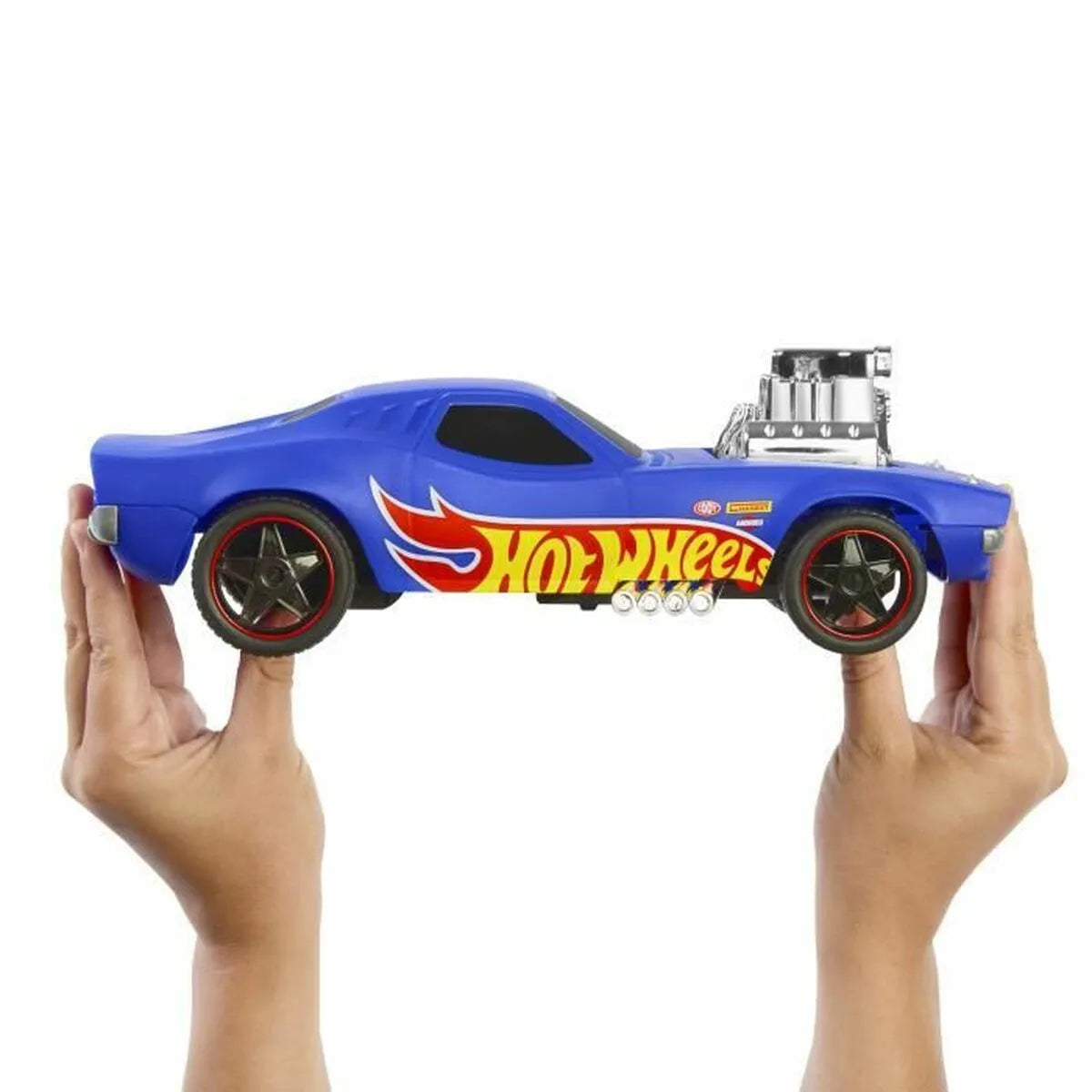 Auto na Diaľkové Ovládanie Hot Wheels Modrá Viacfarebná 1:16 - Modely