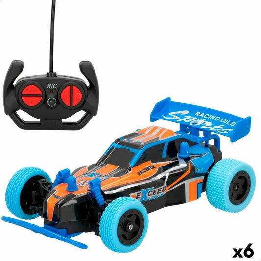 Auto na Diaľkové Ovládanie Speed & Go 1:20 19 x 6,5 11 Cm (6 Kusov) - Hračky a Hry Vozidlá