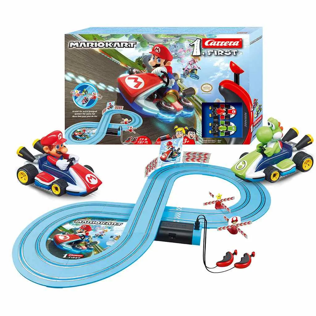 Autodráha Carrera First Nintendo Mario Kart™- a Yoshi 2,4 m - Modely na Diaľkové Ovládanie - Milly Mally