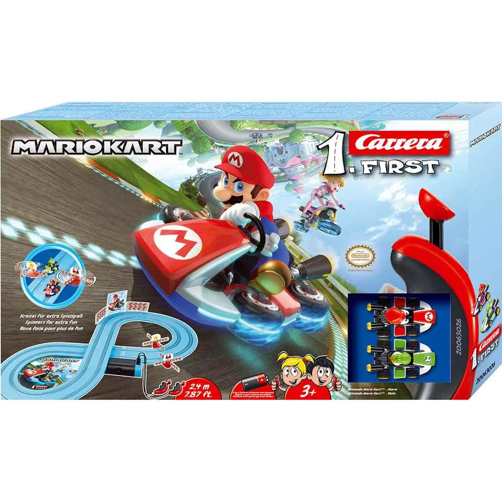 Autodráha Carrera First Nintendo Mario Kart™- a Yoshi 2,4 m - Modely na Diaľkové Ovládanie - Milly Mally