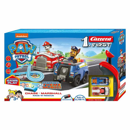 Autodráha Carrera First Paw Patrol Závod ?N’ Záchrana 3,5 m - Modely na Diaľkové Ovládanie - Milly Mally