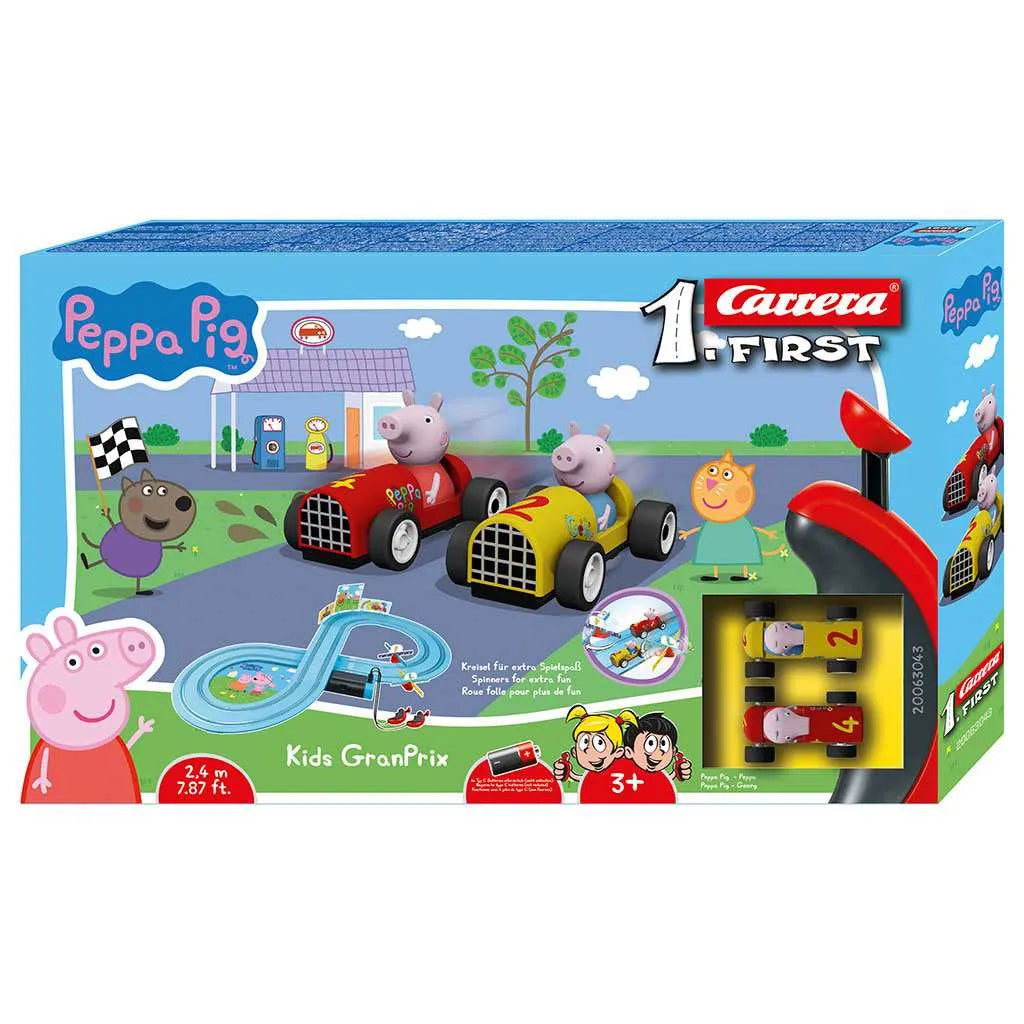 Autodráha Carrera First Peppa Pig - Kids Granprix 2,4m - Pretekárske Dráhy - Milly Mally