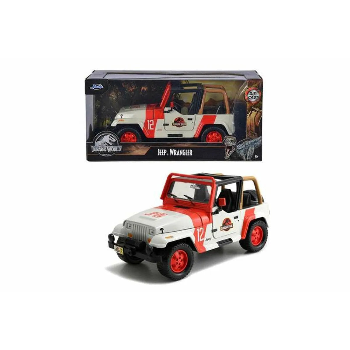 Automobil Jurassic Park Jeep Wrangler 19 Cm - Hračky a Hry Vozidlá