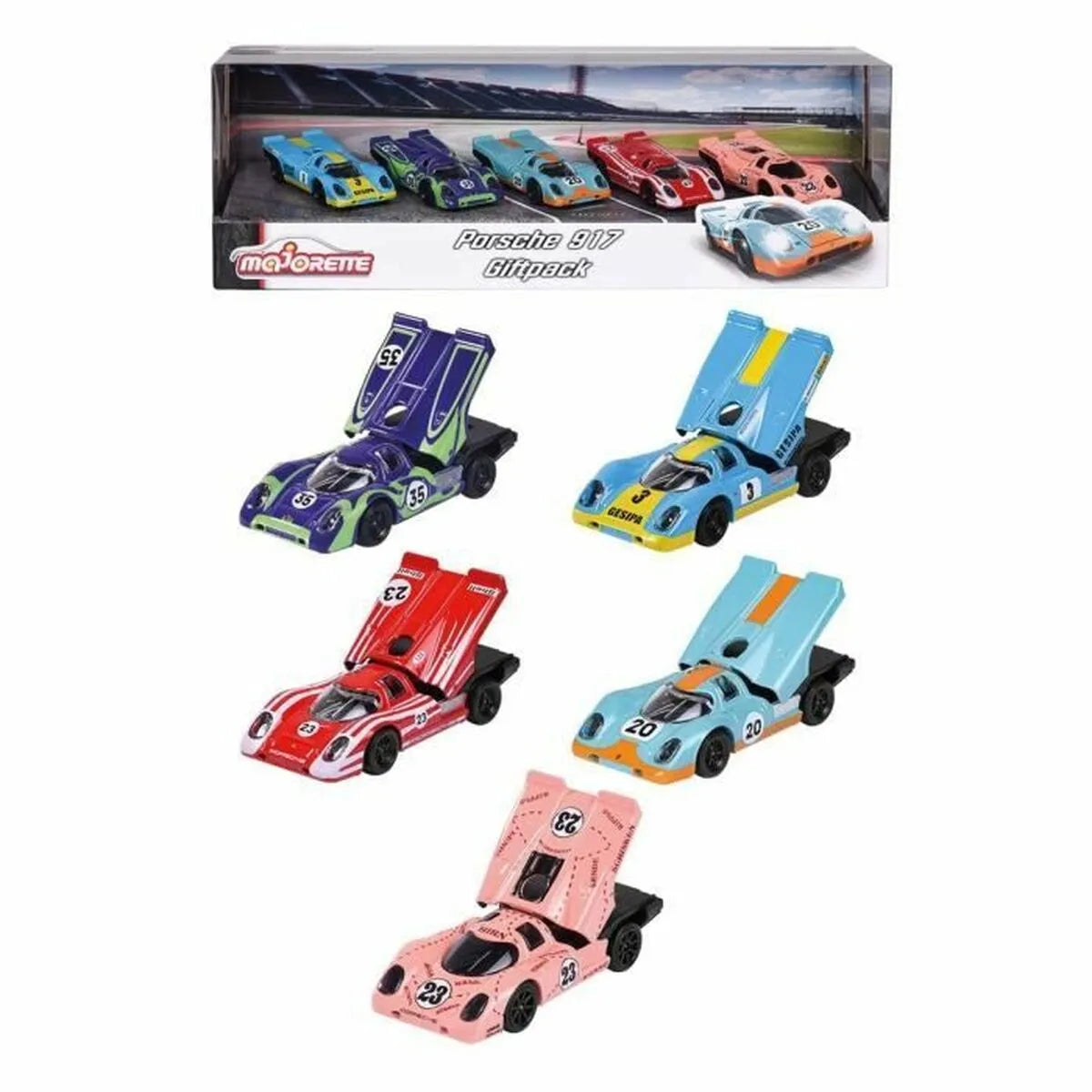 Automobil Majorette Porsche 917 Giftpack - Hračky a Hry Vozidlá