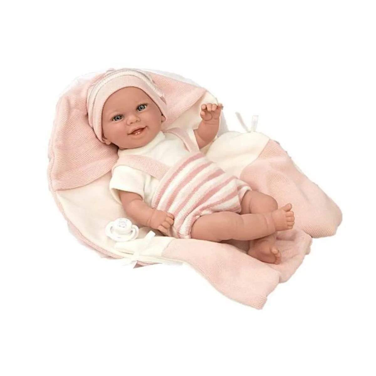 Bábika Bábätko Arias Elegance Babyto Cumeľ 35 Cm Ružová - Bábiky