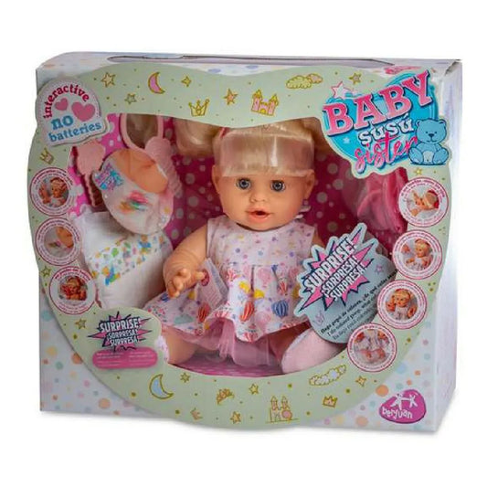 Bábika Bábätko Baby Susú Sister Berjuan (38 Cm) - Hračky a Hry Bábiky Doplnky