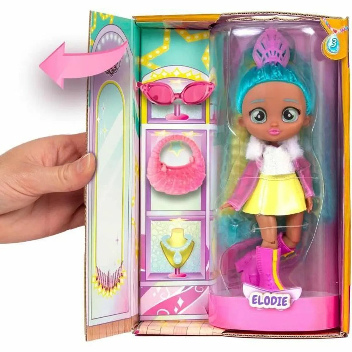 Bábika Bábätko Imc Toys Elodie - Hračky a Hry Bábiky Doplnky