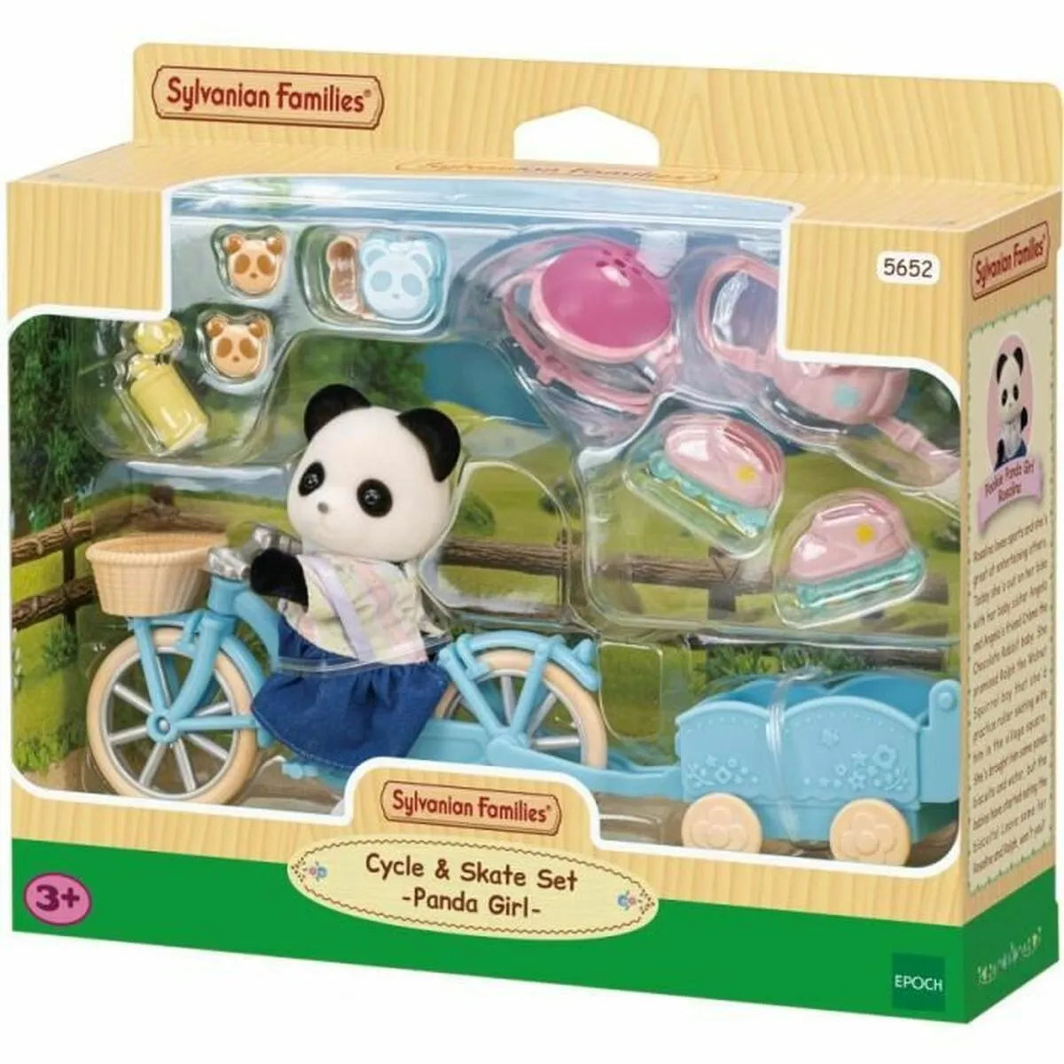 Bábika Sylvanian Families Cycle & Skate Set Pohyblivé Figúrky - Bábiky