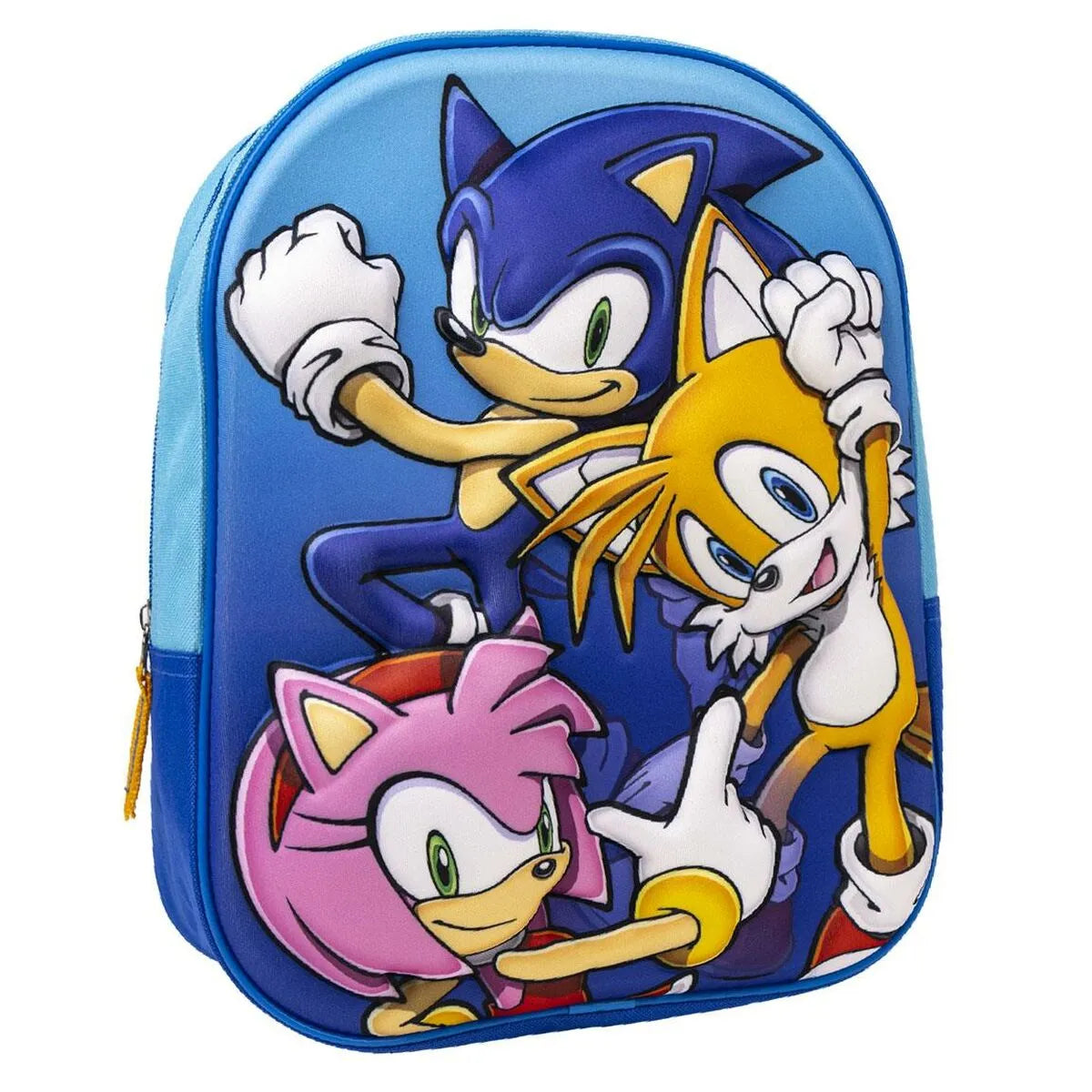 Batoh pre Deti 3d Sonic 25 x 31 9 Cm Modrá - Kancelária a Kancelárske Potreby školský Vzdelávací Materiál