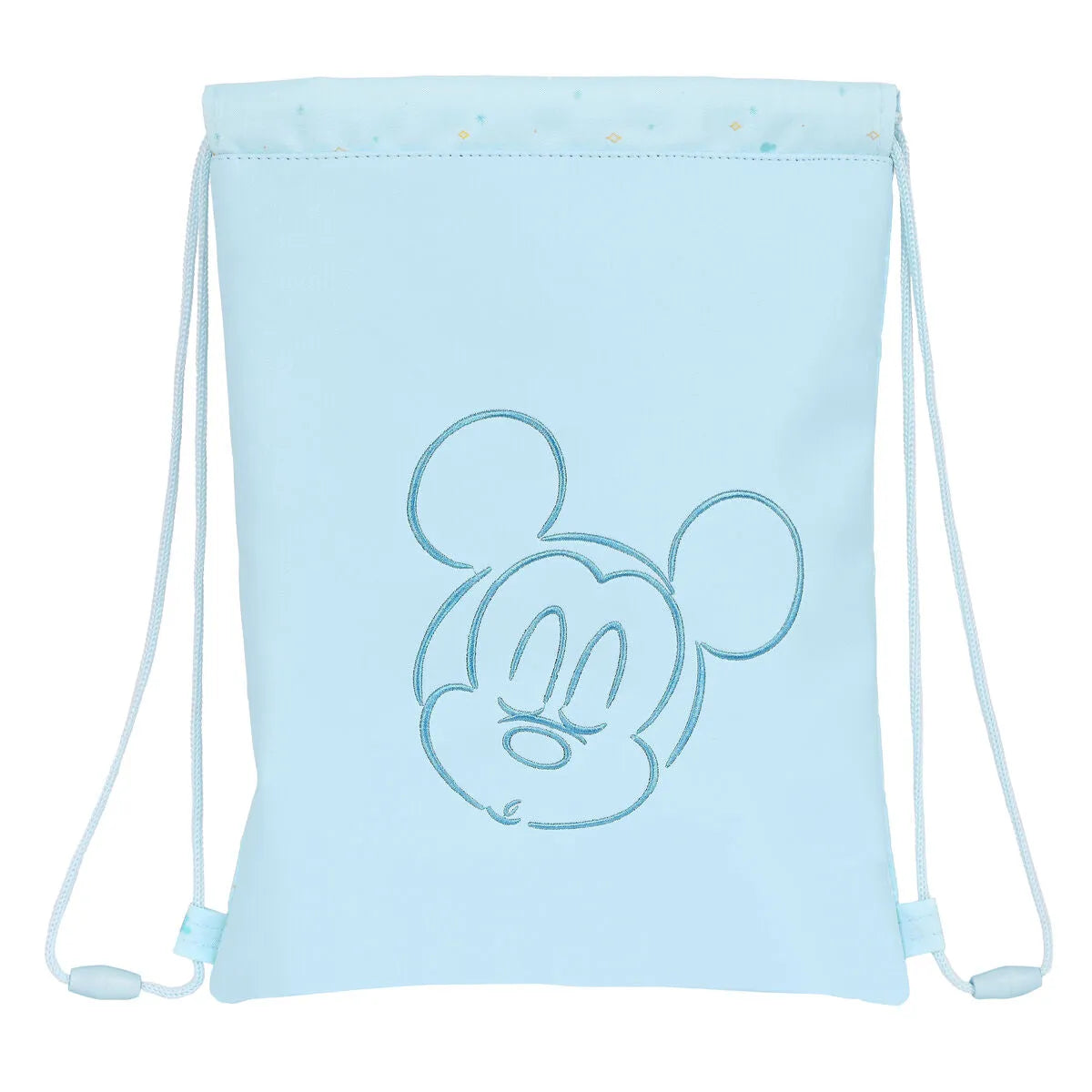 Batoh so šnúrkami Mickey Mouse Baby Svetlá Modrá 26 x 34 Cm - športy a Outdoor Výrobky pre Fanúšikov