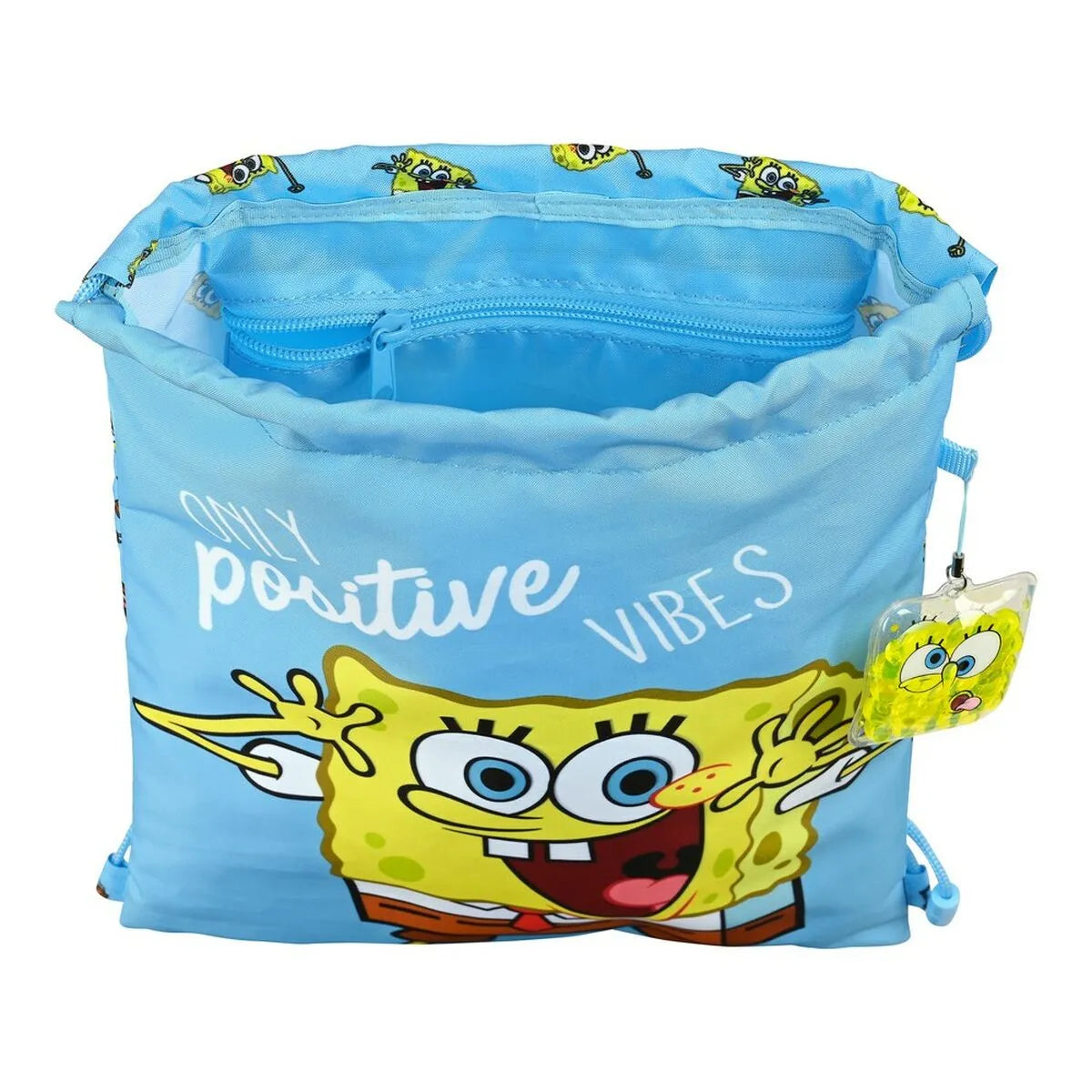 Batoh so šnúrkami Positive Vibes Spongebob - Kancelária a Kancelárske Potreby školský Vzdelávací Materiál