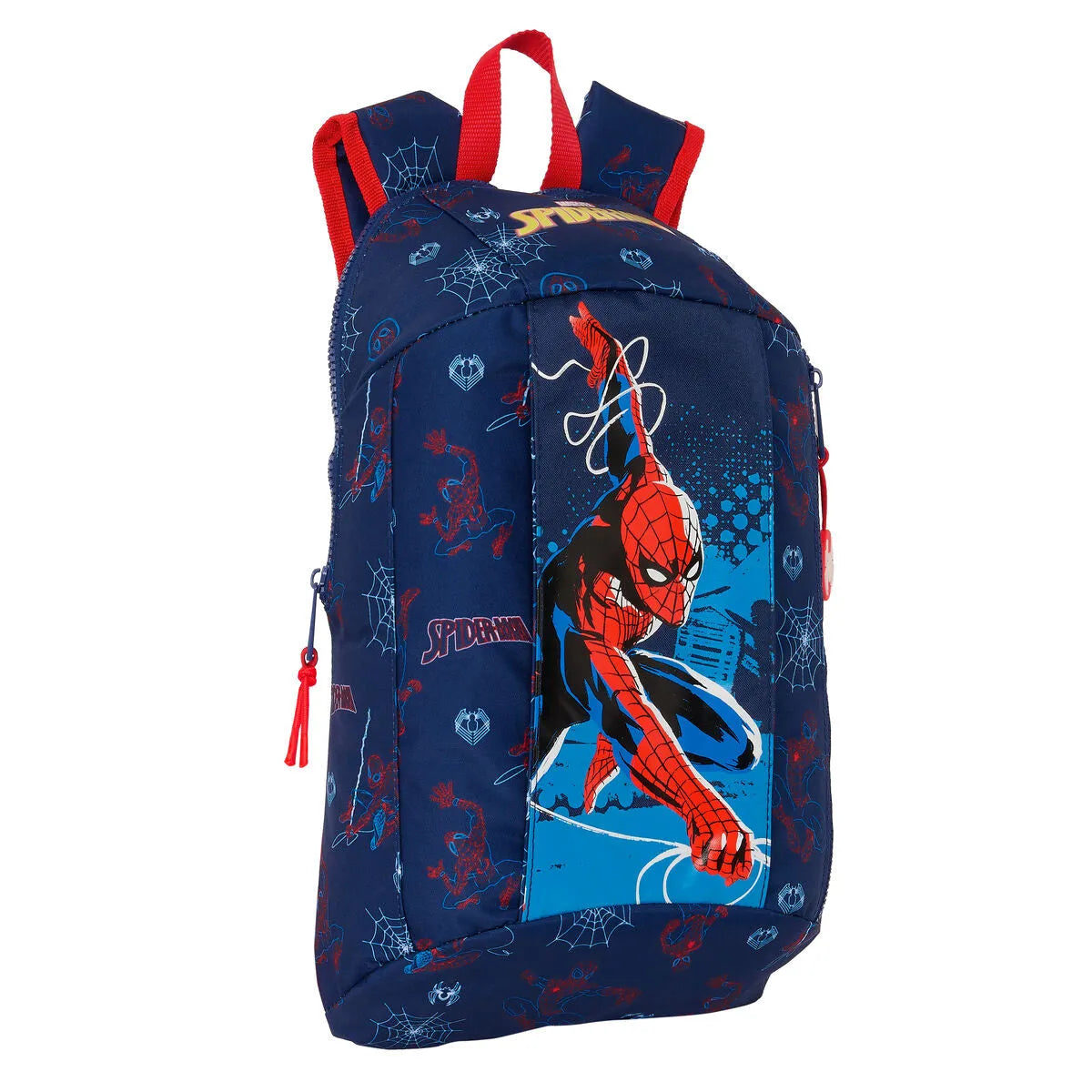 Batoh Spider-man Neon Mini Námornícka Modrá 22 x 39 10 Cm - Kancelária a Kancelárske Potreby školský Vzdelávací Materiál