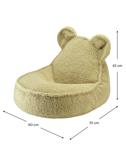 Sedací Vak Medvedík - Matcha - Wigiwama - Bear Beanbag