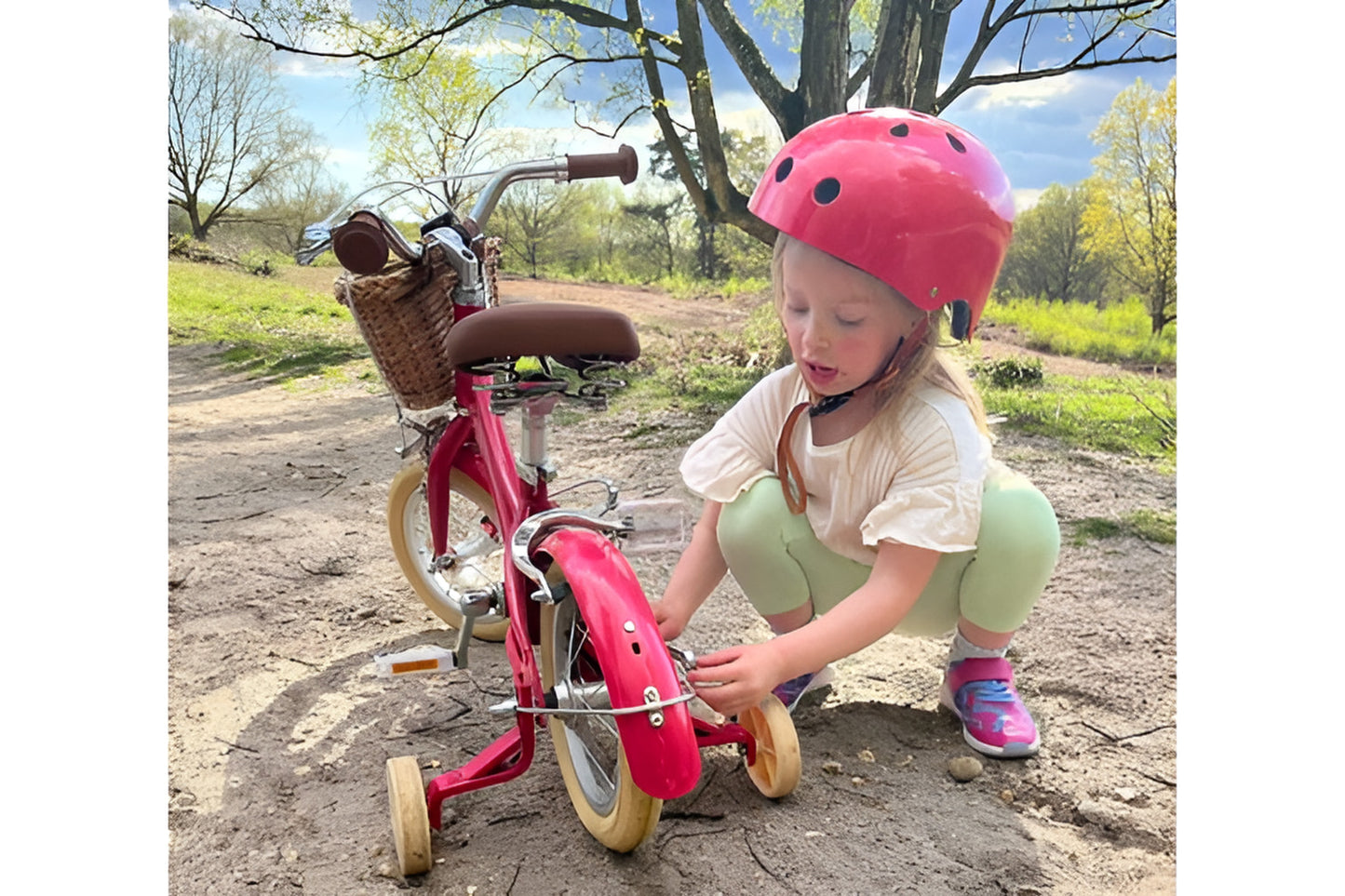 Bicykel Gingersnap 12’’ - červenoružový - Bobbin - Bicykle