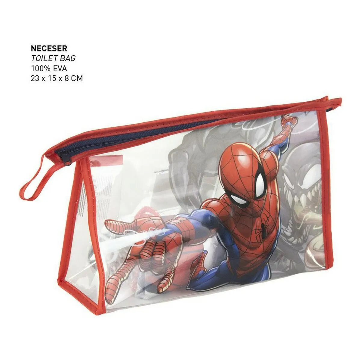 Cestovná Sada Spiderman červená (4 Ks) - Krása Náradie a Doplnky - Spider-man